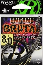 Офсетный крючок Ryugi Infini Brutal #7/0 (3шт.) - фото 23244