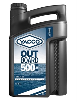 Масло YACCO Outboard 500 5 л двухтактное полусинт. - фото 23961