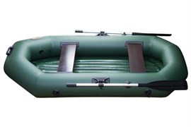 Лодка ПВХ ИНЗЕР 2 (2800\350) Надувное дно (Зеленый)