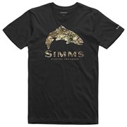 Футболка Simms Trout River Camo T-Shirt