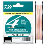 Плетеный шнур Daiwa Emeraldas Durasensor x4  White 0.6-150м 4.7кг(10lb)