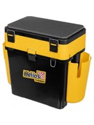 Ящик зимний Helios FishBox Thermo с термоконтейнером (19л/8,5л)  (Желто-черный)
