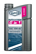 Масло YACCO Outboard 500 2 л четырехтактное 10W40