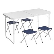 Набор мебели Тонар стол и табуреты T-PR-FS-60x120+4-1
