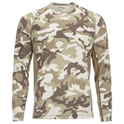 Термофутболка Simms Solarflex LS Crewneck Print Woodland Camo Sandbar (L) 12727-154-40