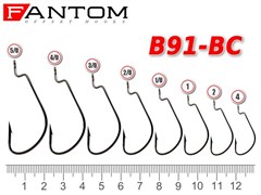 Офсетный крючок Fantom B91-2-BC 